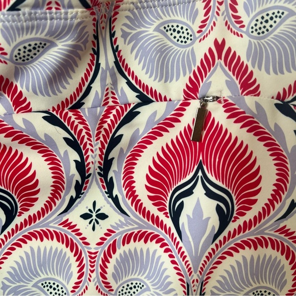 Cutter & Buck Drytec 50 UPF + Pink & Lavender Geometric Print Skort. Size Small. - Picture 5 of 14